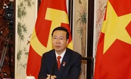 Ông Võ Văn Thưởng hội đàm với Bí thư Ban Bí thư Trung Quốc