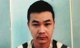 Nguyễn Quang Trường tại cơ quan công an. Ảnh: C.A