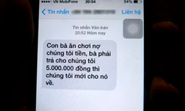Tú liên tục nhắn tin đe dọa, bắt mẹ bạn gái chuyển tiền