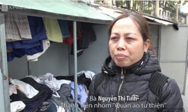 Tủ quần áo ấm miễn phí cho người nghèo ở Hà Nội