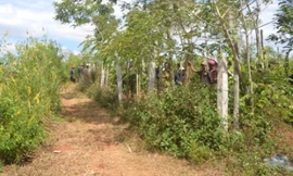 Hiện trường nơi phát hiện thi thể người đàn ông