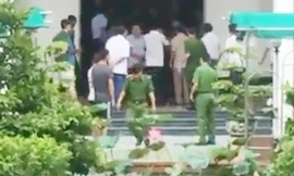 Cơ quan chức năng nhanh chóng có mặt tại hiện trường vụ án