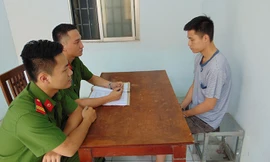 Cơ quan chức năng lấy lời khai đối tượng Đào Duy Cường