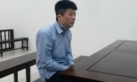 Bị cáo Nguyễn Tùng Lâm tại tòa