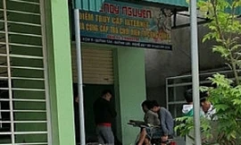 Quán internet nơi nạn nhân tử vong