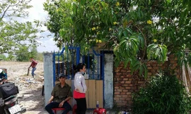 Hiện trường vụ cháy nhà