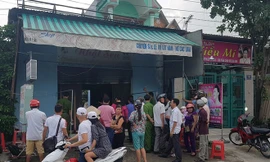 Lực lượng công an tổ chức khám nghiệm hiện trường vụ cháy