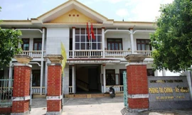 Trụ sở Phòng tài chính - nơi 2 cán bộ cùng làm việc