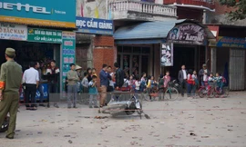 Hiện trường vụ án mạng. Ảnh: Mạnh Minh/TTXVN