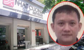 Bị can Bùi Quang Huy - Tổng giám đốc Công ty Nhật Cường. (Ảnh nhỏ: Cơ quan công an cung cấp)