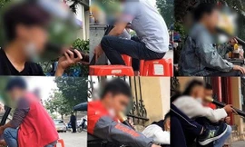 Trăm F0 ngoài cộng đồng, ‘anh em’ ở Hà Nội ung dung rít chung điếu cày