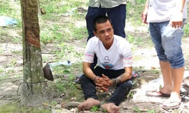 Hồ Minh Hiếu lúc bị bắt