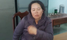 Huỳnh Thị Thanh Hương tại cơ quan điều tra