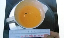 Ca nước chứa ma túy đá mà Thiếu úy Đạt đã uống nhầm