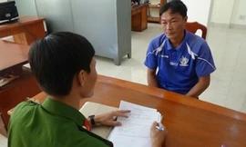 Tuấn Em tại cơ quan điều tra