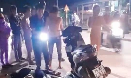 Hai xe máy tông nhau, 5 người thương vong