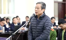 Ông Nguyễn Bắc Son tại tòa - Ảnh: TTXVN