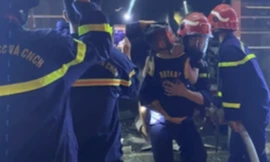 Cứu sống 3 người mắc kẹt trong đám cháy ở Hải Phòng