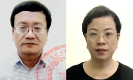 Ông Nguyễn Quang Vinh và bà Diệp Thị Hồng Liên