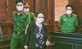 Bà Dương Thị Bạch Diệp tại phiên tòa.