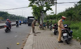 Công an có mặt khám nghiệm hiện trường, điều tra vụ việc