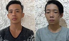 Hảo và Toàn bị cảnh sát bắt giữ khi đang lẩn trốn tại Cần Thơ