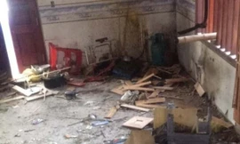 Hiện trường vụ nổ mìn