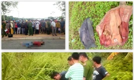 Hiện trường vụ lái xe ôm Lê Hoàng Thanh và Trần Văn Lâm bị giết hại