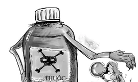 Mẹ kế giết con chồng bằng thuốc diệt cỏ hòa với rượu