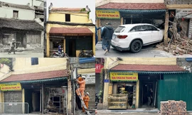 Hà Nội phục dựng nhà cổ 100 năm sau khi bị xe ô tô đâm đổ