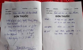 Sổ khám bệnh của bé gái