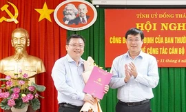 Chánh Văn phòng Tỉnh ủy Đồng Tháp giữ chức Trưởng Ban Nội chính 