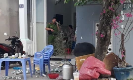 iện trường nơi xảy ra án mạng. Ảnh: Zing