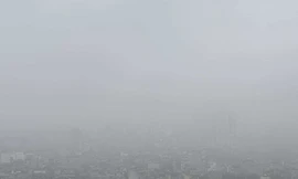 Bầu trời Hà Nội mù sương, chất lượng không khí ở mức xấu