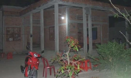 Căn nhà nơi xảy ra vụ án mạng