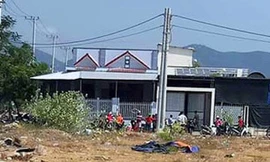 Căn nhà của ông Duân- nơi xảy ra vụ án mạng