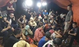 Các con bạc bị bắt giữ đêm 4/10