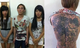 Các đối tượng tại cơ quan công an