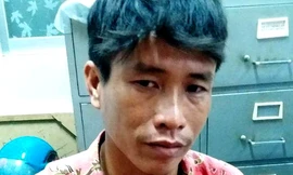 Nguyễn Bảo Tuấn tại cơ quan công an