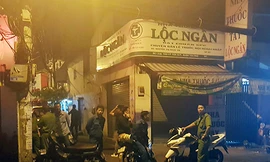 Hiện trường anh Nam bị bắn