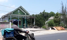 Ngôi nhà ở thôn Lệ Xuyên, nơi xảy ra vụ nữ sinh bị nhóm nam sinh hiếp dâm tập thể