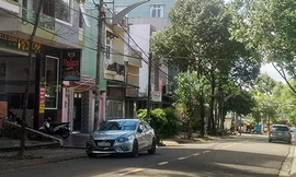 Khu vực cô gái bị bạn trai đâm gục