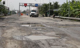 Tuyến tránh Cai Lậy hư hỏng nặng