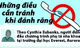 Điều cần tránh khi đánh răng