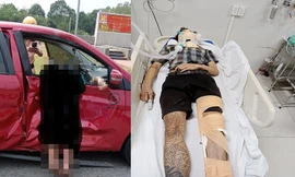 Tai nạn kinh hoàng trên đường Vành đai 4, ba người thương vong