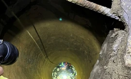 Thót tim giải cứu hai cha con mắc kẹt dưới giếng sâu