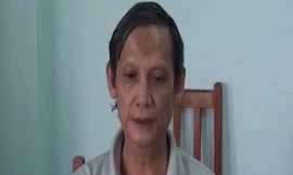 Vũ Hoàng Thư đang bị tạm giữ. Ảnh: C.A