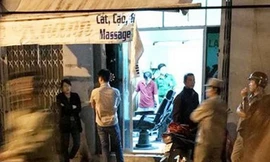 Tiệm hớt tóc – massage Ngọc Khánh, nơi xảy ra vụ án mạng kinh hoàng