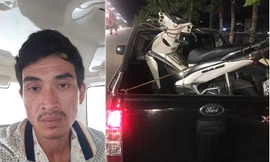 Nguyễn Ngọc Gia và xe máy cướp được