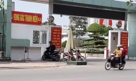 Trụ sở công an tỉnh Thái Bình, nơi chị Thiện vào lánh nạn nhưng vẫn bị hành hung